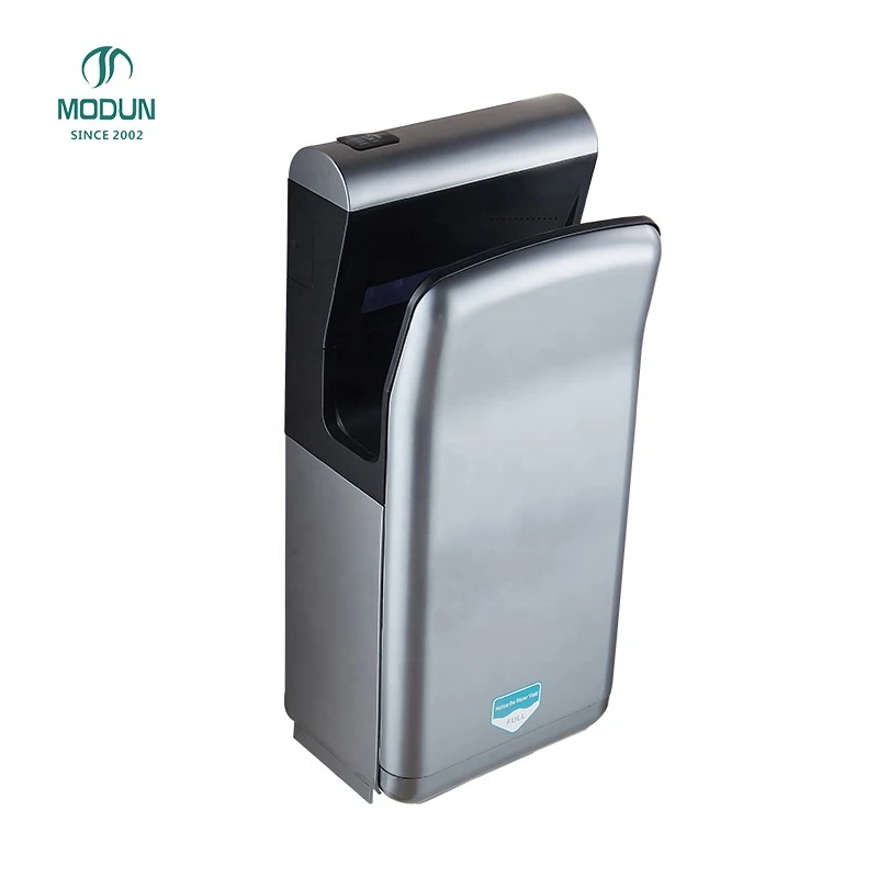 Modun Commercial Hotel Sensoraktivierter Induktions-Jet-Trocknungs-H&auml;ndetrocknerfilter, schlankes Design, 10 Sekunden Trocknungszeit f&uuml;r Toiletten