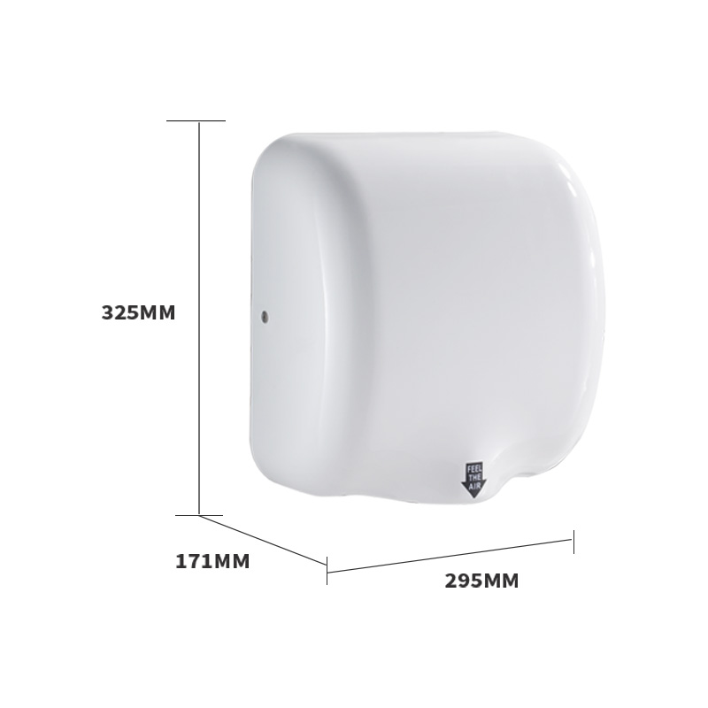 MODUN M-9999 MIRROR High-Speed Jet Handtrockner 1200W abs Kunststoff Gewerblicher Badezimmer-Handtrockner